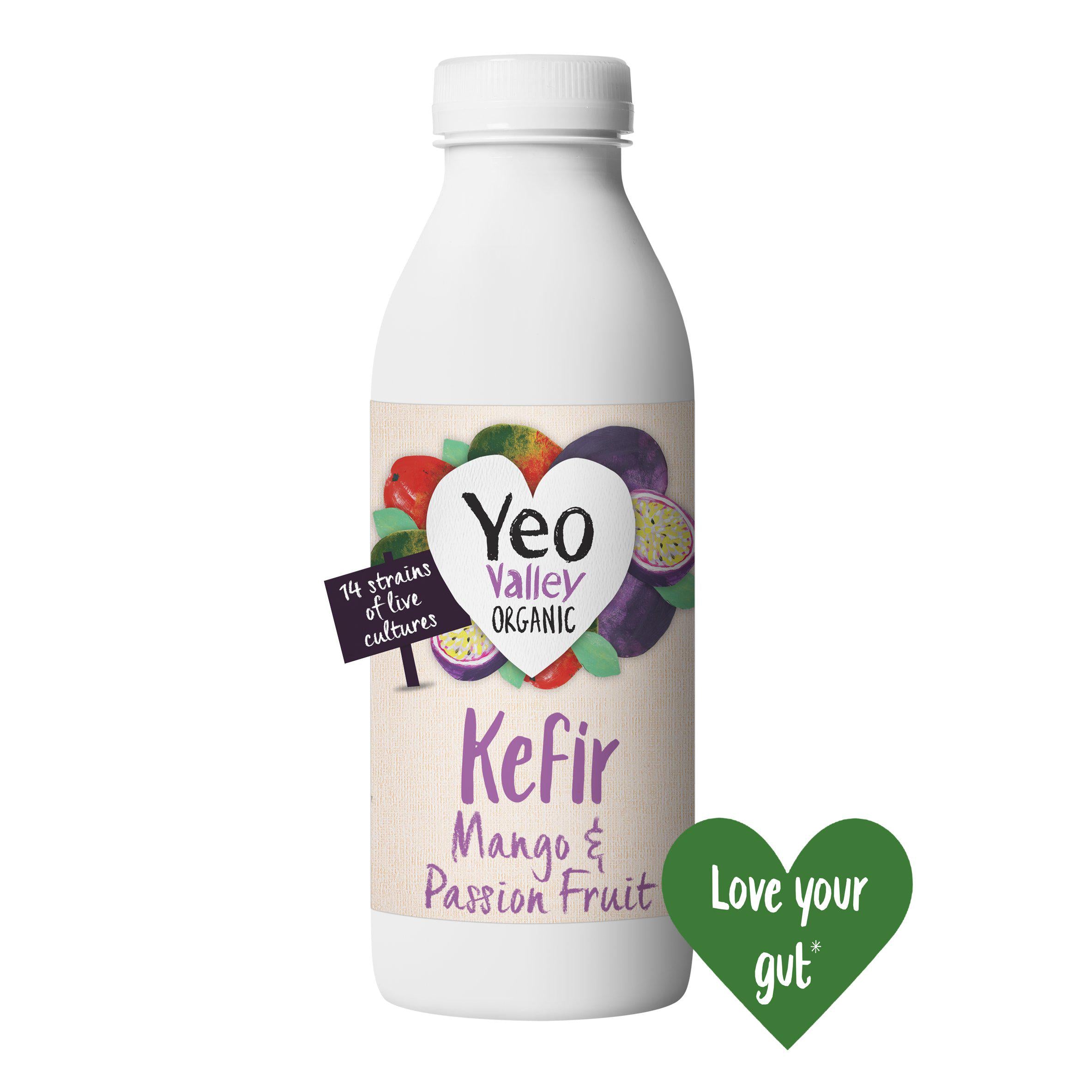 Yeo Valley Organic Kefir Mango & Passion Fruit 500ml GOODS Sainsburys