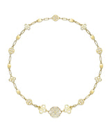 Harrods Boodles Yellow Gold and Diamond Be Bold Bracelet- Buy online at McGrocer