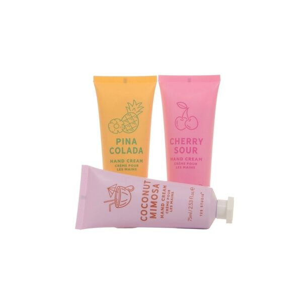 Yes Studio Fruity Cocktail Hand Cream Trio 3x75ml (British brand)