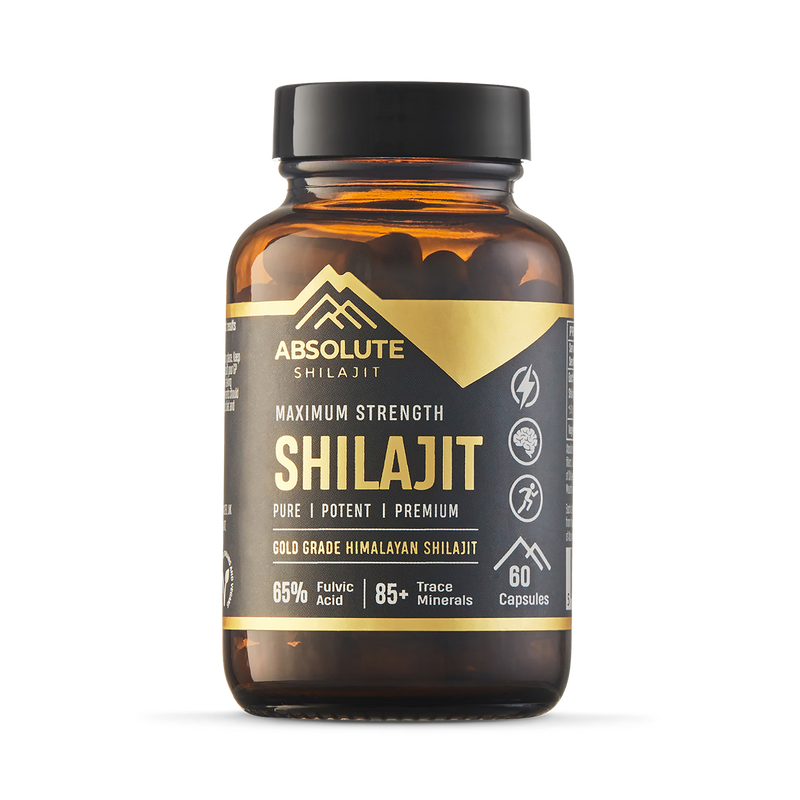 Absolute Shilajit shilajit extract 500 mg capsules 60, UK version