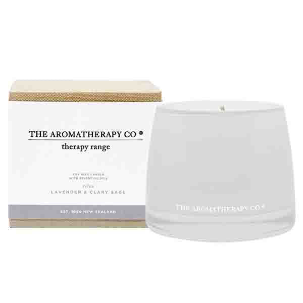 The Aromatherapy Co Relax Candle Lavender & Clary Sage 260gm GOODS Superdrug