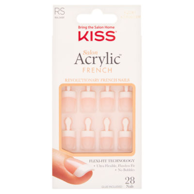 Kiss 28 Real Short Nails For Natural Hands UK version