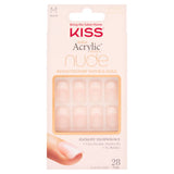 Kiss 28 nude medium artificial nails, UK version