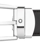 Montblanc leather horseshoe belt 3cm, imported from the UK