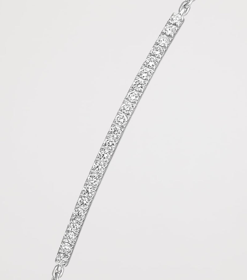 Messika Gatsby white gold diamond pavé bracelet 0.25ct - British product