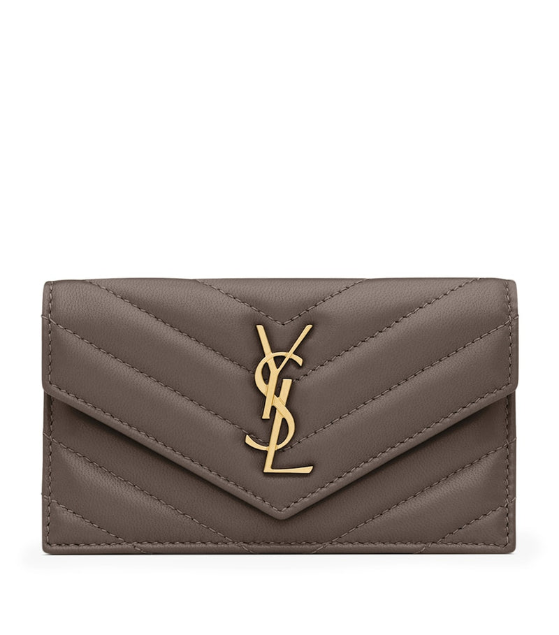 Saint Laurent Cassandre flap card holder, imported from the UK