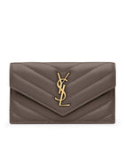 Saint Laurent Cassandre flap card holder, imported from the UK
