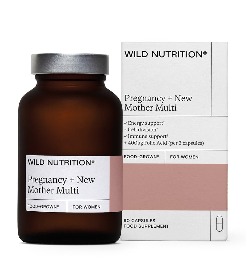 Wild Nutrition Food-Grown Pregnancy Multi 90 capsules, imported from the UK
