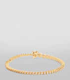 Sophie Bille Brahe yellow gold diamond tennis bracelet (British brand)