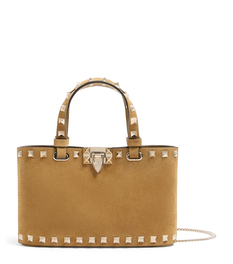 Valentino Garavani mini Rockstud leather tote bag (British brand)