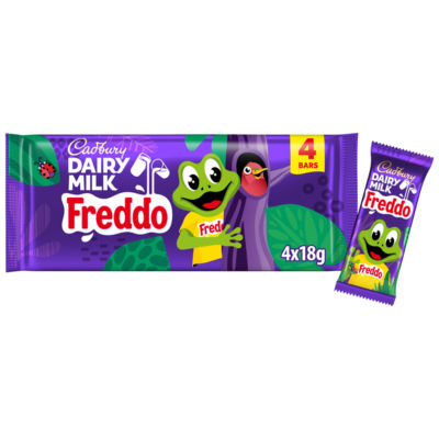 Cadbury Freddo chocolate multipack 72g, imported from the UK