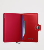 Secrid miniwallet leather diamond-embossed 10cm x 6.5cm, UK version