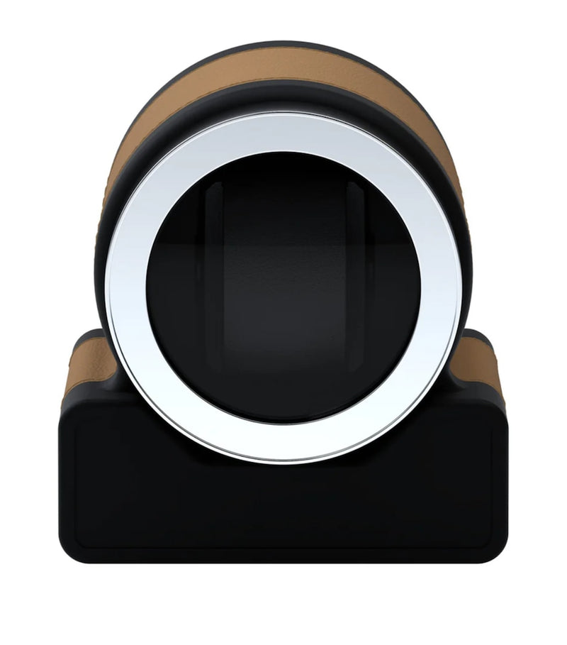Scatola Del Tempo Rotor One automatic watch winder leather construction - British product