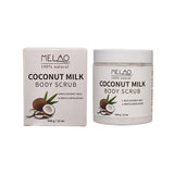 Livingandhome coconut milk body scrub 340g, imported from the UK
