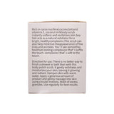 Livingandhome coconut milk body scrub 340g, imported from the UK