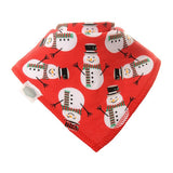 Ziggle Christmas Red Bandana Bib Set Pack 4 (British brand)