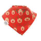 Ziggle Christmas Red Bandana Bib Set Pack 4 (British brand)