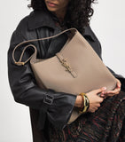 Saint Laurent large shoulder bag in calfskin - British product