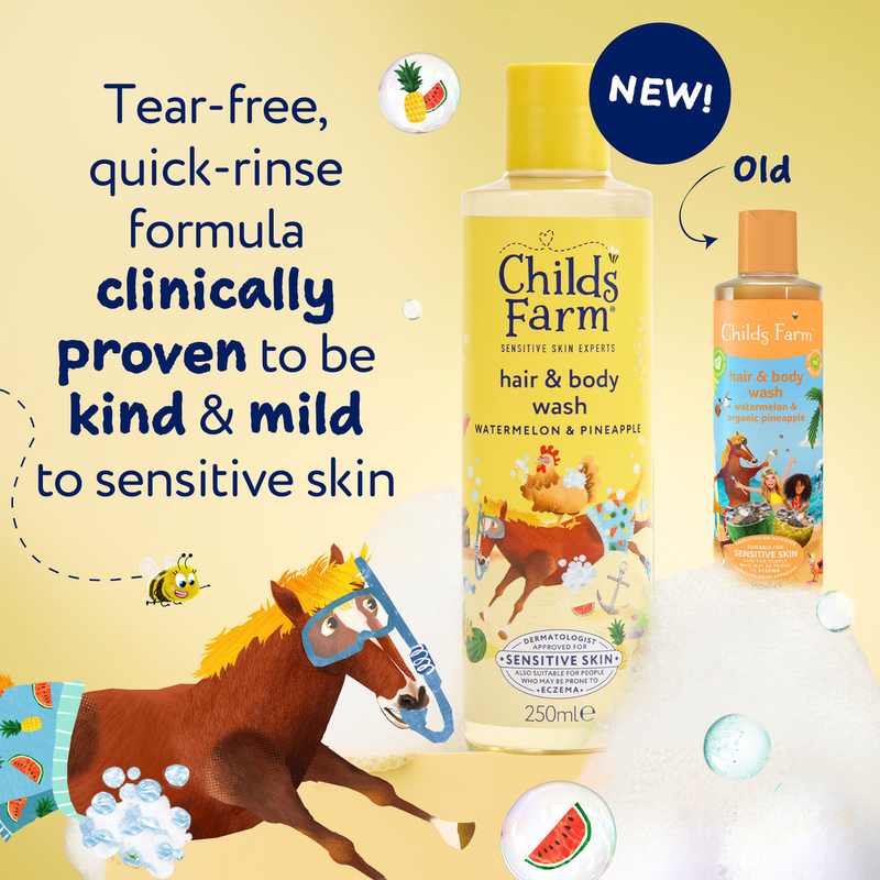 Childs Farm Hair Body Wash Watermelon Pineapple 250ml