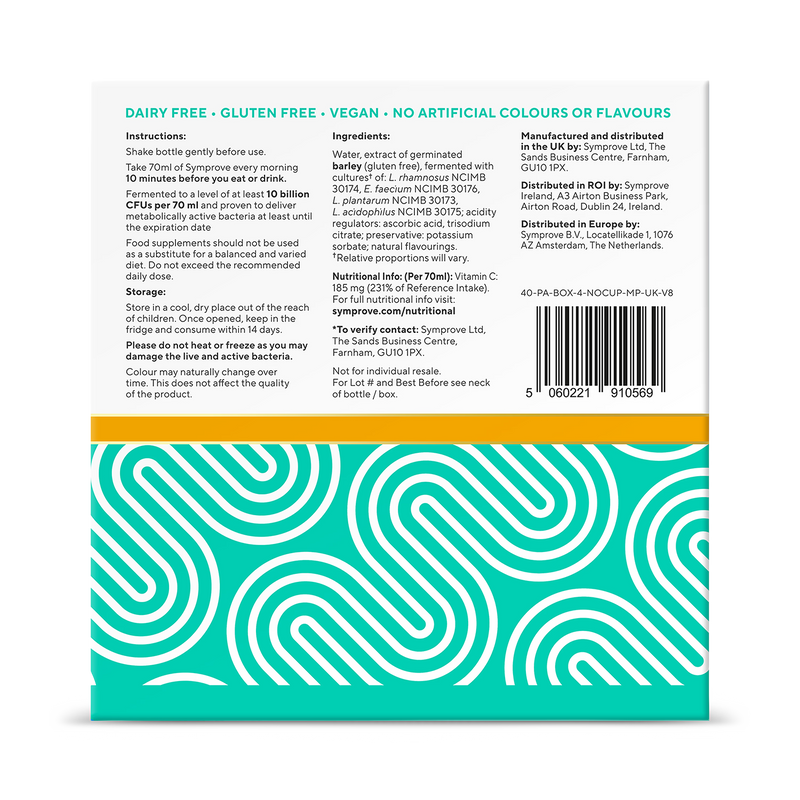 Live and Active Bacteria Mango and Passion Fruit Probiotic Drink 4 x 500ml