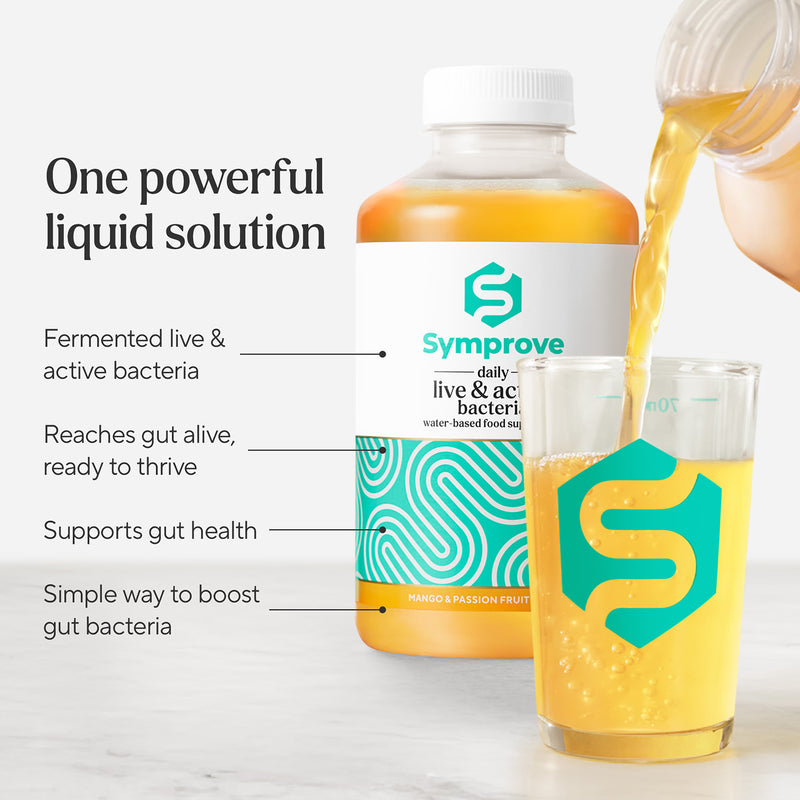 Live and Active Bacteria Mango and Passion Fruit Probiotic Drink 4 x 500ml