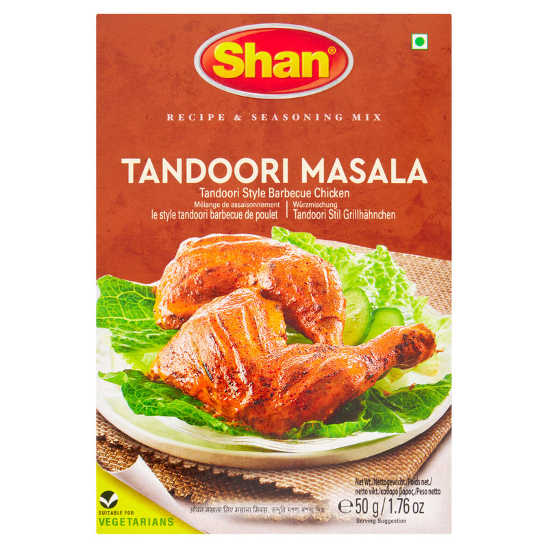 Shan tandoori masala recipe seasoning mix 50g (British brand)