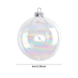 Livingandhome rainbow glass ornament balls set of 5, UK version
