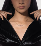 Messika Move Classique necklace yellow gold diamond pavé 0.70ct, imported from the UK