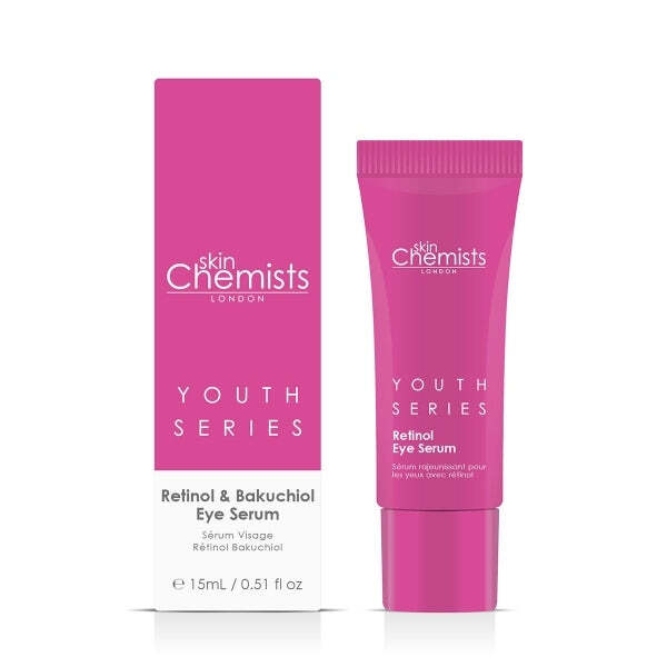 skinChemists Youth Series Retinol and Bakuchiol Eye Serum 15ml (British brand)