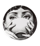 Fornasetti Tema e Variazioni No. 191 wall plate 26cm (British brand)