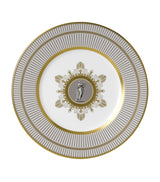 Harrods Wedgwood Anthemion Grey Fine Bone China Plate 23cm- Buy online at McGrocer