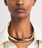 Alexis Bittar small gold-plated hinge collar necklace - British product