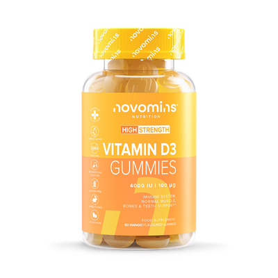 Novomins Vitamin D3 4000IU Mango Smak Vingummi 60