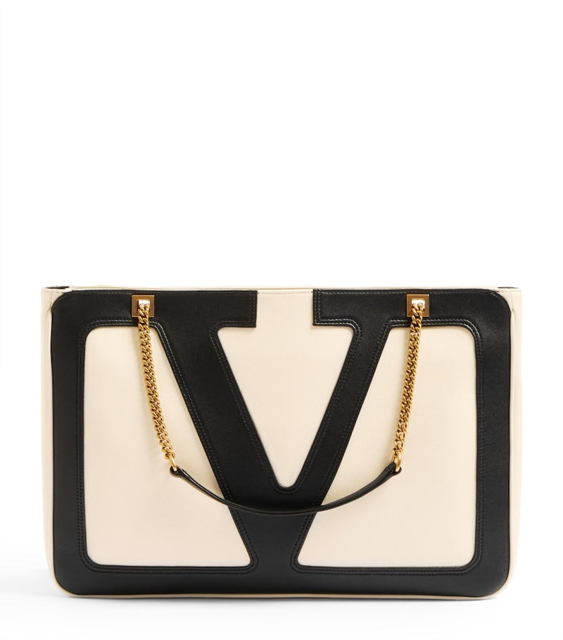 Valentino Garavani medium lambskin Viva Superstar tote bag - British product