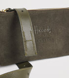 Harrods x Tusting suede H tote bag - British product