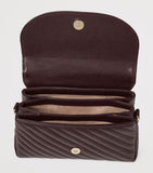 Jimmy Choo Curve quilted leather top-handle bag - British product