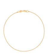 Harrods Astrid & Miyu Gold-Plated Box Chain Anklet- Buy online at McGrocer