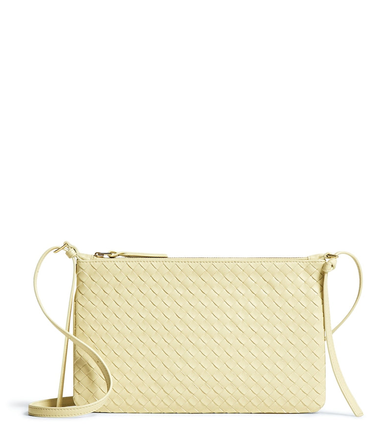 Bottega Veneta Gemellini leather pouch H15cm W24.5cm - British product