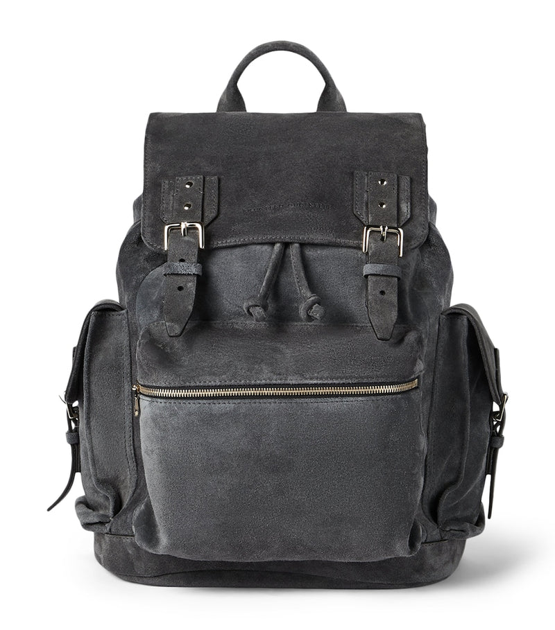 Brunello Cucinelli suede city backpack - British product