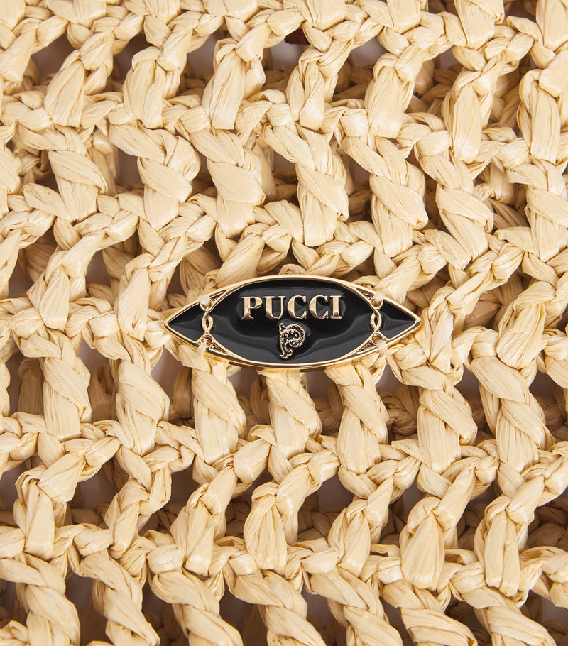 PUCCI Puccinella woven tote bag with bikini detailing, UK version