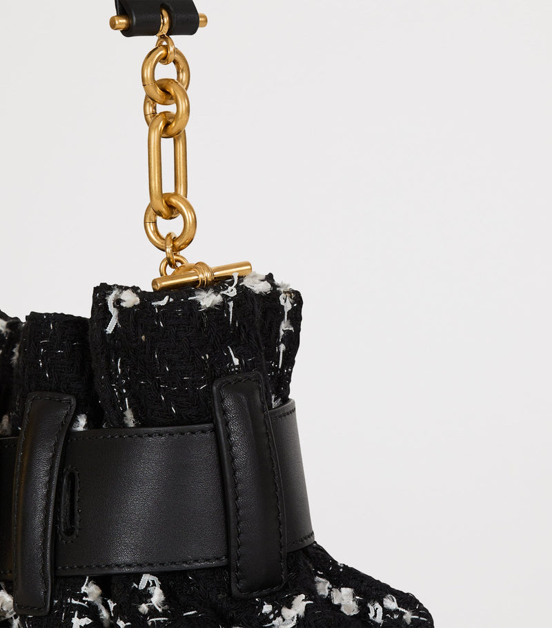 Balmain Mini Tweed Anthem shoulder bag - British product