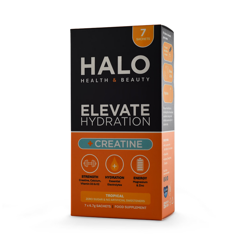 Halo Elevate hydration creatine tropical sachets 7 pack, UK version