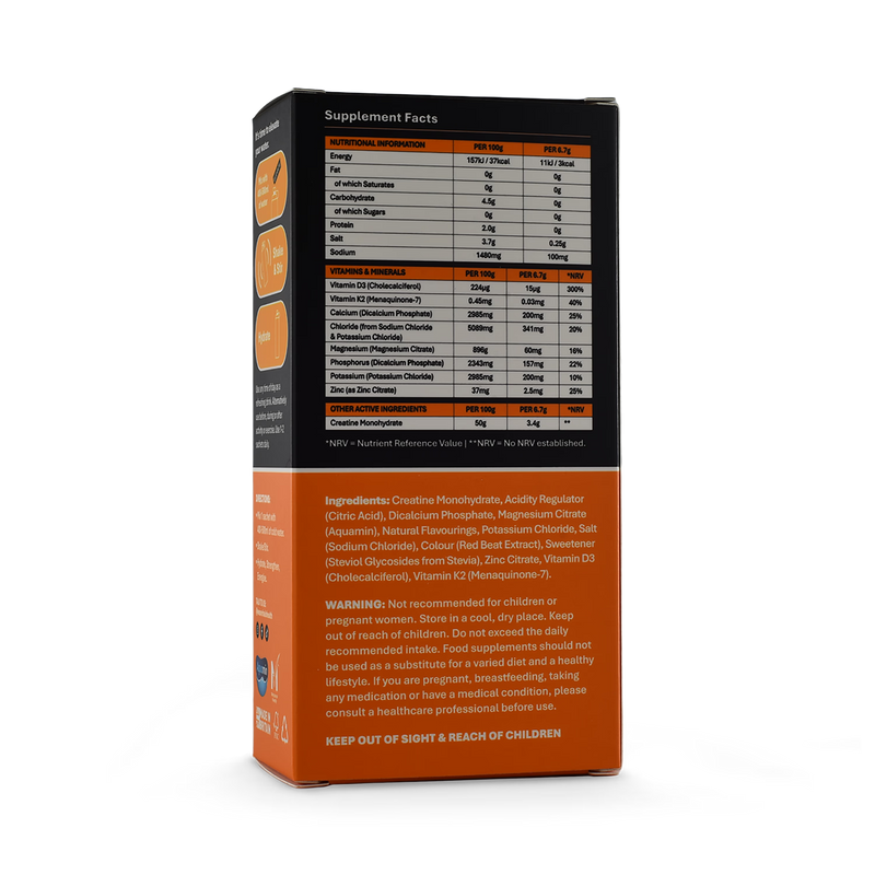 Halo Elevate hydration creatine tropical sachets 7 pack, UK version