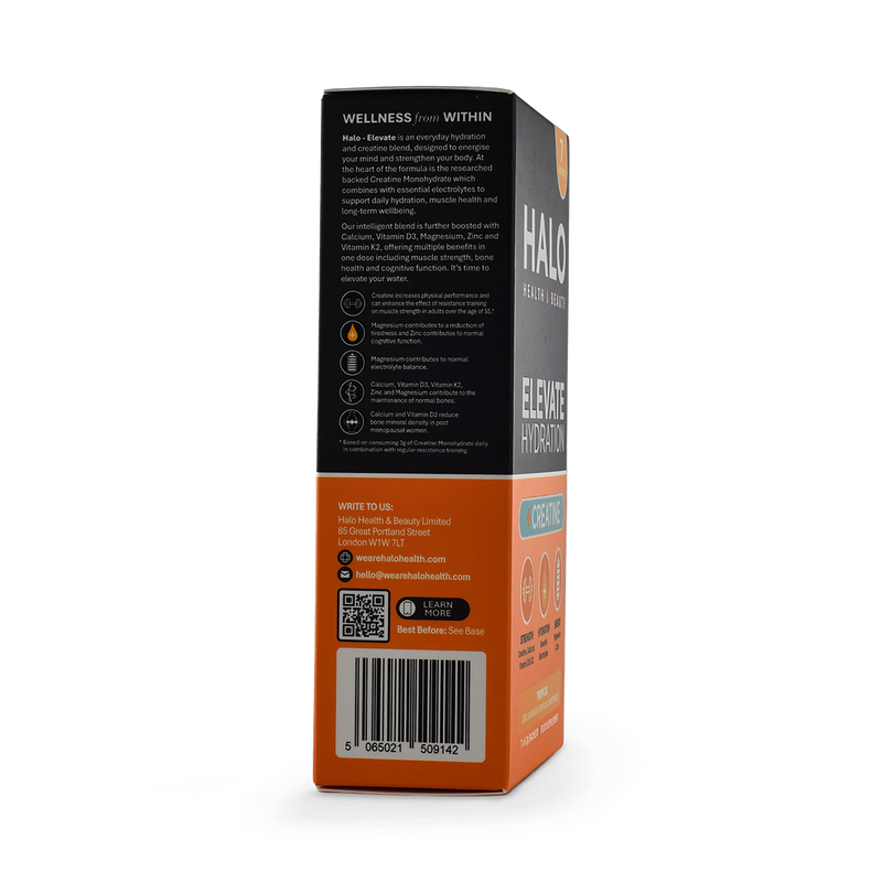Halo Elevate hydration creatine tropical sachets 7 pack, UK version