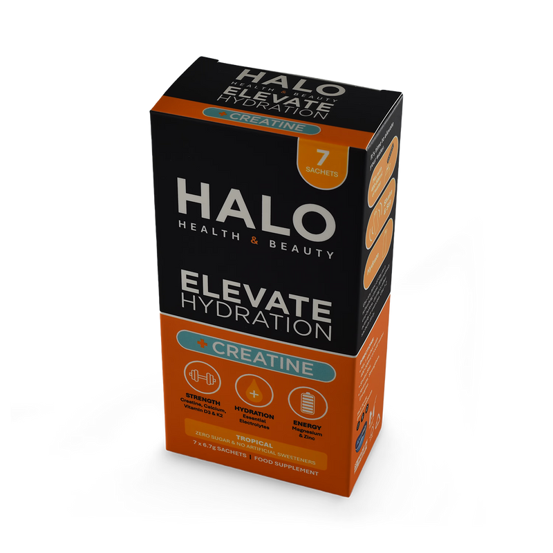 Halo Elevate hydration creatine tropical sachets 7 pack, UK version
