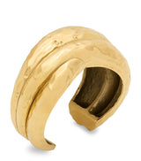 Harrods Saint Laurent Hammered Open Cuff Bracelet- Buy online at McGrocer