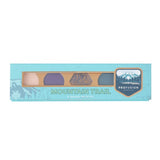 Profusion Cosmetics Mountain Trail 5 Shade Palette eyeshadow, imported from the UK