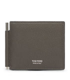 TOM FORD grained leather money clip wallet - British product