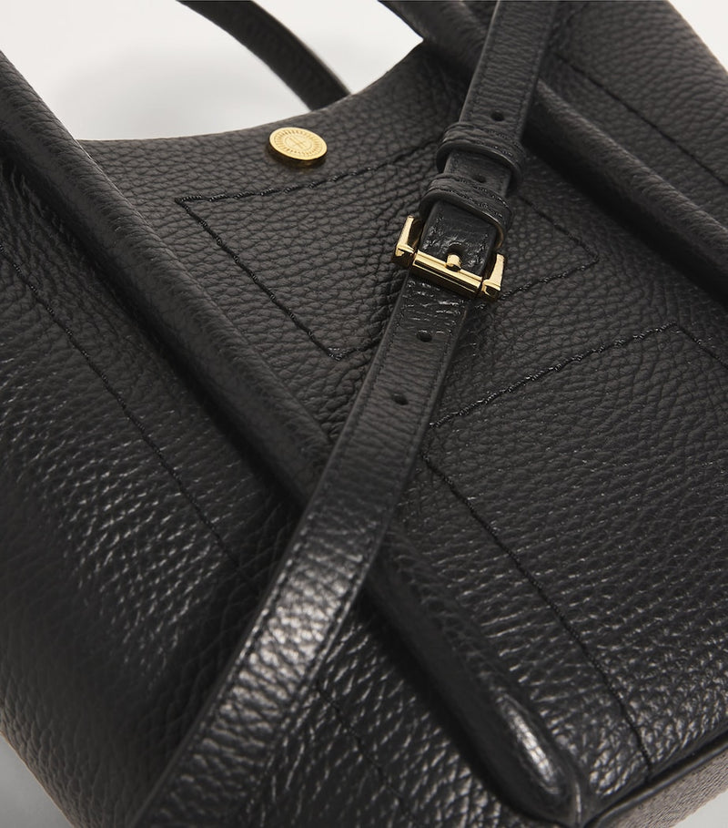 Harrods grab leather rope tote bag - British product