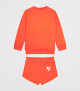 Kids Cotton Fleece Daisy Print Tracksuit 2-14 Years